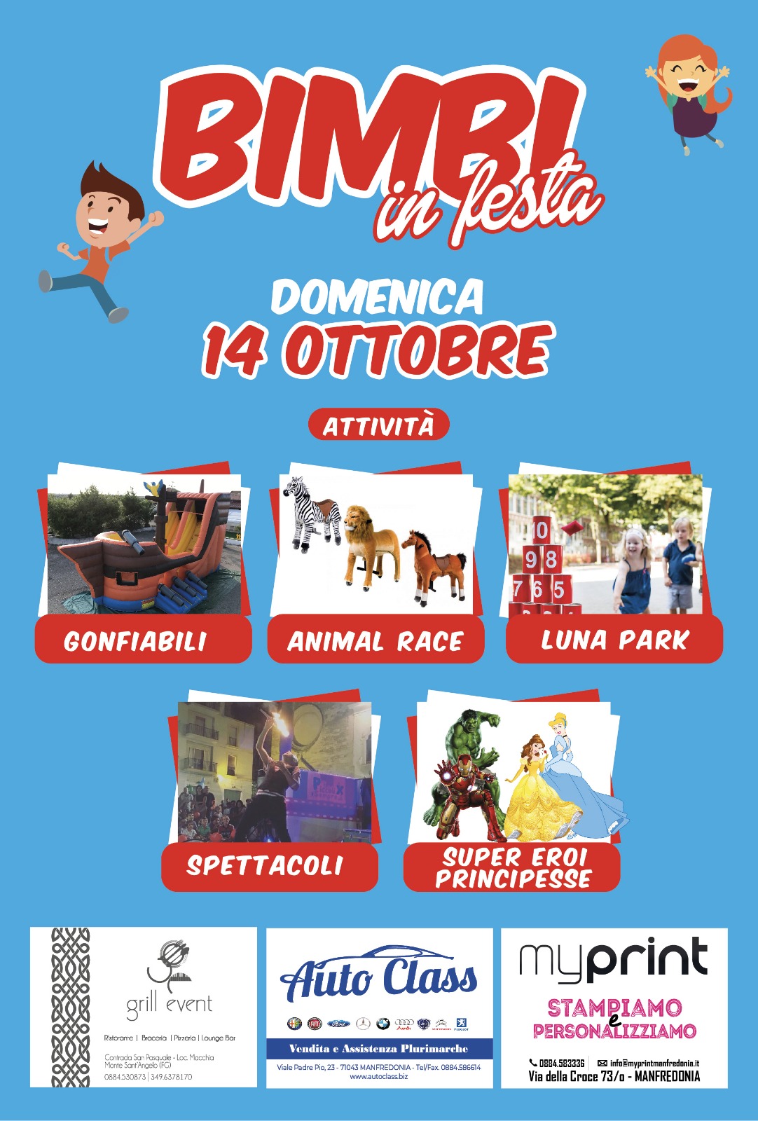 BIMBI in FESTA presso il centro sportivo"Pasquale Tomaiuolo"