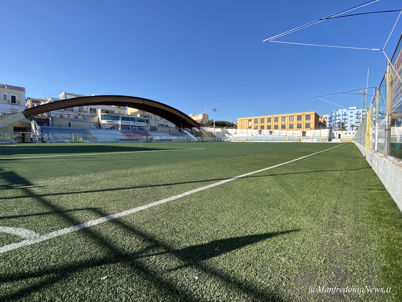 Lo stadio Miramare di Manfredonia affidato in concessione per 15 anni