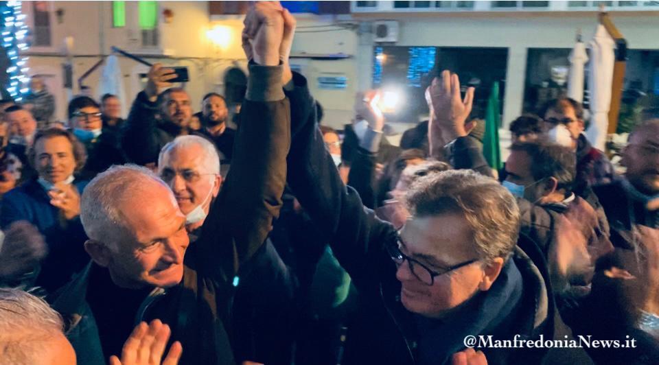 Gaetano Prencipe si congratula con il nuovo sindaco di Manfredonia