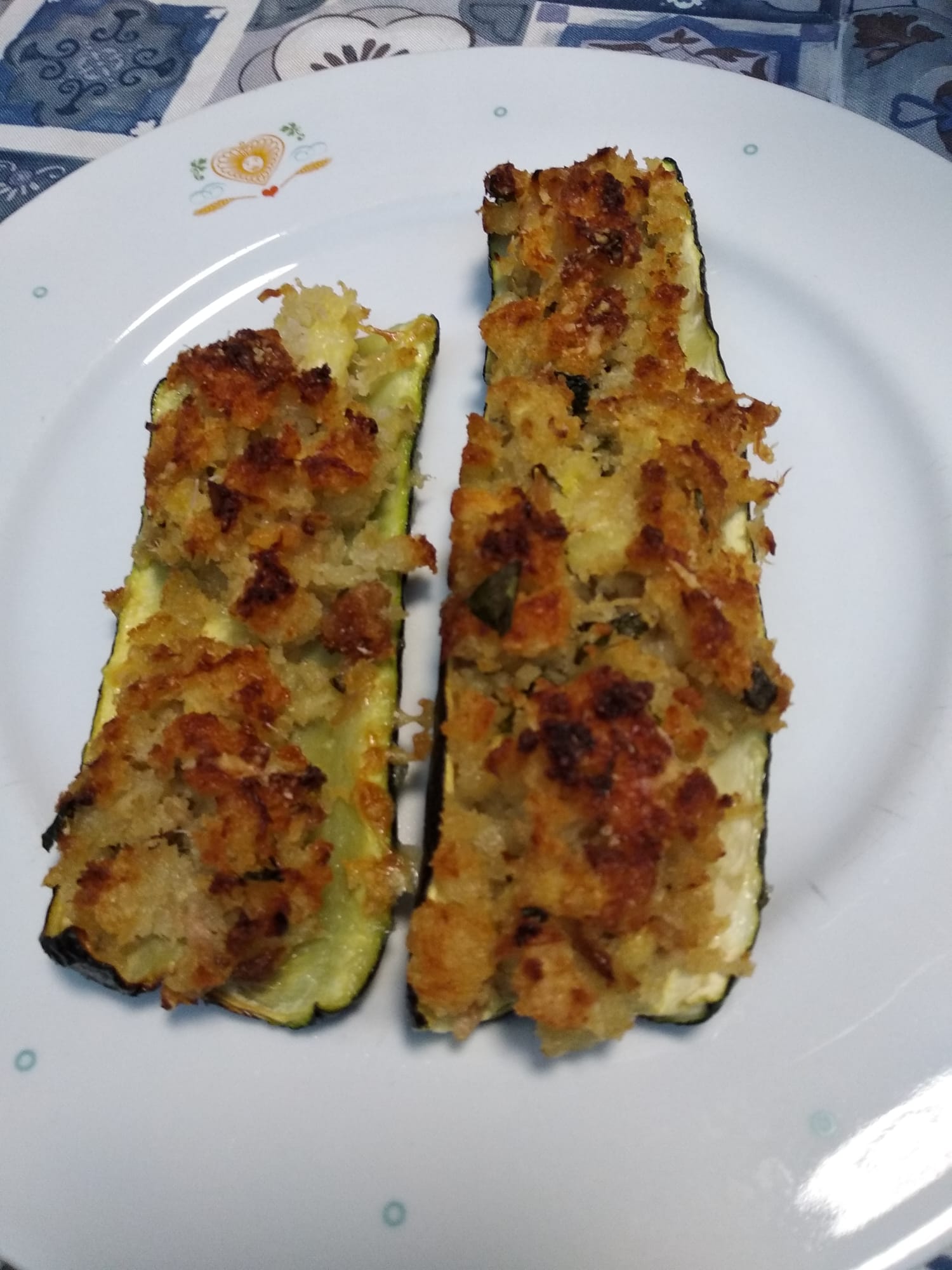 Zucchine ripiene al forno
