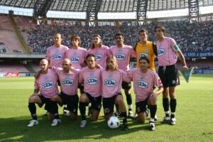 Il Manfredonia calcio al San Paolo di Napoli in C1 a Ottobre del 2005